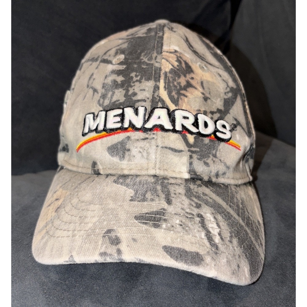 Menards Camo Adjustable Hat Embroidered Americana - Workwear - Normcore